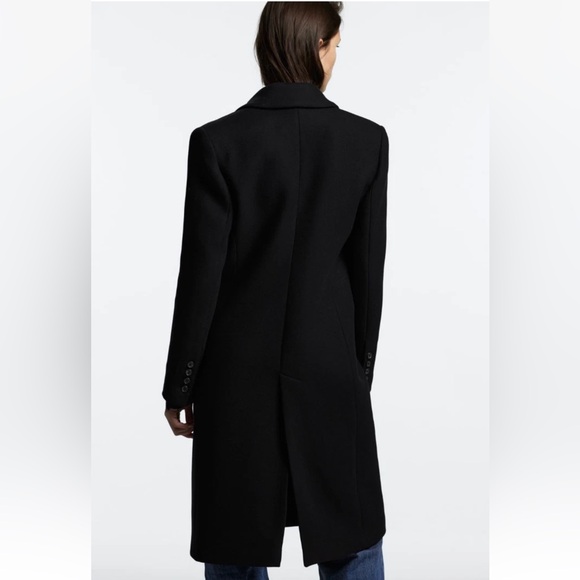 Zara Manteco Double Breasted Wool Blend Coat - Picture 9 of 11